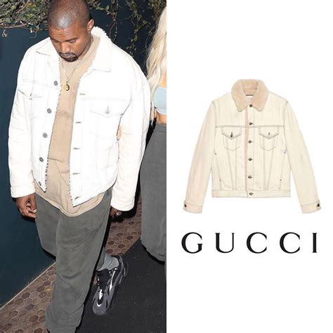 kanye west denim jacket gucci|Gucci gg denim jacket.